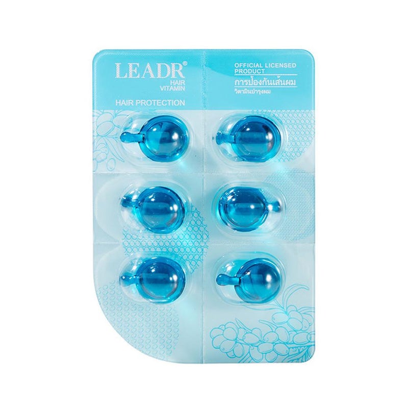 LEADR Hair Oil Capsules - Smooths Hair, Reduces Frizz, Leave-in Hair Oil Capsules